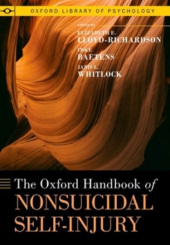 Hardcover The Oxford Handbook of Nonsuicidal Self-Injury Book