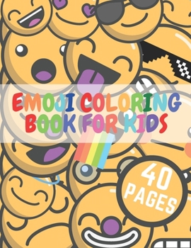 Paperback Emoji Coloring Book for Kids: Funny Cute Faces Relaxation Designs For Kids Book