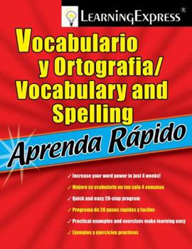 Paperback Aprenda Rapido: Vocabulario y Ortografia/Vocabulary And Spelling [Spanish] Book