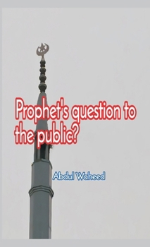 Hardcover Prophets question to the public Book