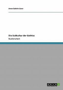 Paperback Die Subkultur der Gothics [German] Book