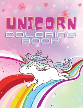 Paperback Unicorn Coloring Book: 50 magical designs for kids ages 4-8 Book