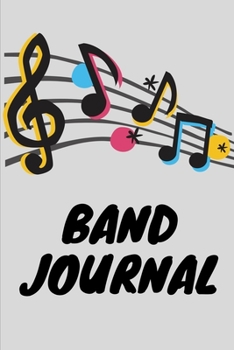 Paperback Band Journal: Lined Novelty Notebook Book