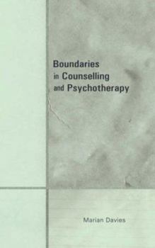 Paperback Boundaries in Counselling and Psychotherapy Book