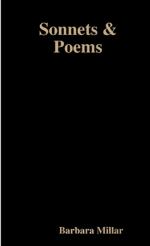 Paperback Sonnets and Poems by Barbara Millar Book
