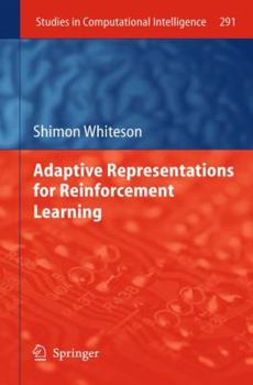 Hardcover Adaptive Representations for Reinforcement Learning Book