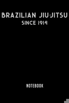 Paperback Notebook: Retro brazilian jiu jitsu since 1914 bjj gift Notebook-6x9(100 pages)Blank Lined Paperback Journal For Student-Jiu jit Book
