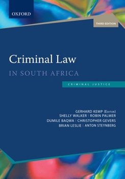 Paperback Criminal Law in South Africa Book