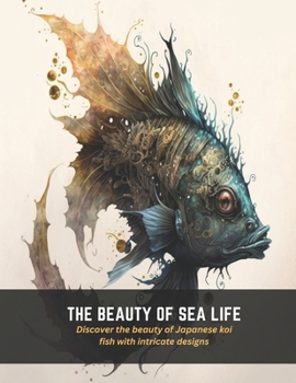 Paperback The Beauty of Sea Life: Discover the beauty of Japanese koi fish with intricate designs Book