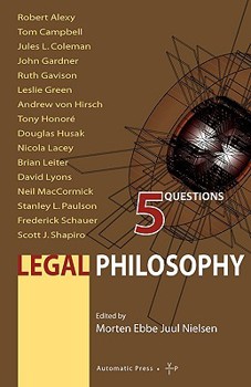 Paperback Legal Philosophy: 5 Questions Book