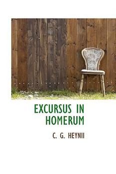 Paperback Excursus in Homerum Book