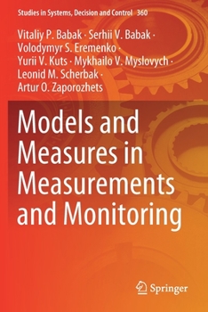 Paperback Models and Measures in Measurements and Monitoring Book