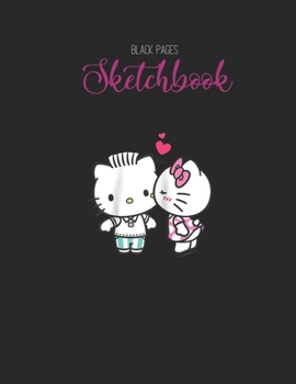 Black Paper SketchBook: But Did You Die   Gym Apparel Designed BLACK PAPER Sketch Book for Drawing Sketching and Writing With Black Pages | Gel Pen ... Workout Marble Size Kawaii Kitty 8.5inx11in