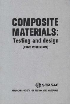 Paperback Composite Materials: Testing and Design (Third Conference) Book