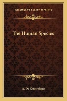 Paperback The Human Species Book