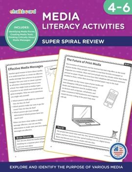 Paperback Media Literacy Activities Grades 4-6 Book