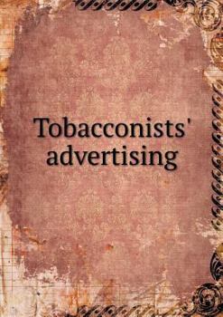 Paperback Tobacconists' advertising Book