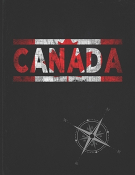 Canada: Personalized Gift for Canadian Friend for Travel  Undated Planner Daily Weekly Monthly Calendar Organizer Journal