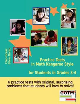 Paperback Practice Tests in Math Kangaroo Style for Students in Grades 3-4 Book