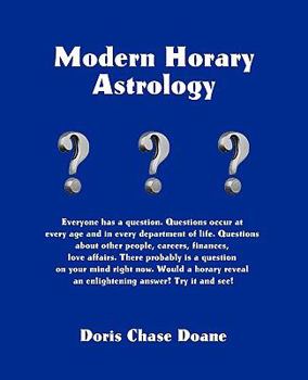 Paperback Modern Horary Astrology Book
