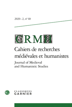 Paperback Cahiers de Recherches Medievales Et Humanistes [French] Book