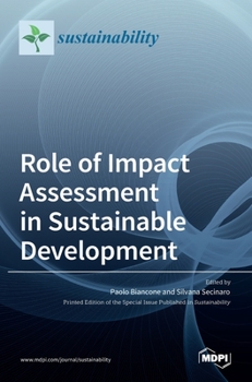 Hardcover Role of Impact Assessment in Sustainable Development Book