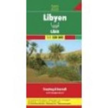 Map Libya (English and German Edition) Book