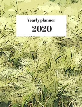 Paperback 2020 Yearly planner: nature themed calendar & organizer - 148 pages, 8,5" x 11" (version 40) Book