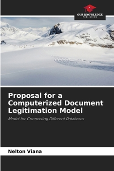 Paperback Proposal for a Computerized Document Legitimation Model Book