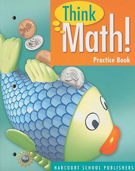 Paperback Think Math! Practice Book, Grade 1 Book