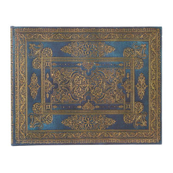 Misc. Blue Luxe Guest Book Unlined Hardcover Guest Book, 144pg, 120gsm by Paperblanks (Luxe Design) Book