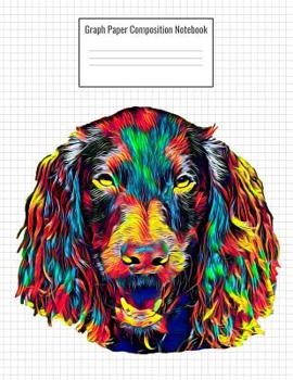 Paperback Graph Paper Composition Notebook: Quad Ruled 5 Squares Per Inch, 110 Pages, Field Spaniel Dog Cover, 8.5 X 11 Inches / 21.59 X 27.94 CM Book