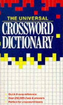 Hardcover Universal Crossword Dictionary Book