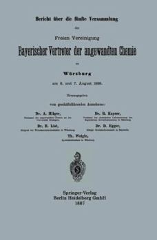 Paperback Bericht Über Die Fünfte Versammlung Der Freien Vereinigung Bayerischer Vertreter Der Angewandten Chemie [German] Book