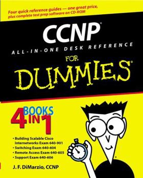 Paperback CCNP All-In-One Desk Reference for Dummies [With CDROM] Book