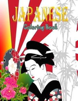 Paperback Japanese Coloring Book