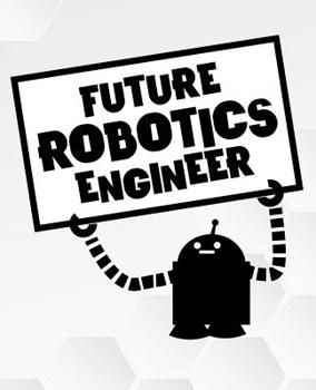 Paperback Future Robotics Engineer: Line College Ruled Composition Exercise Book Notebook For Middle School Through To College University Book