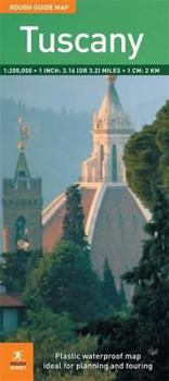Map The Rough Guide to Tuscany Region Map (Rough Guide Country/Region Map) Book