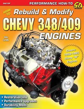 Paperback How to Rebuild & Modify Chevy 348/409 Engines Book