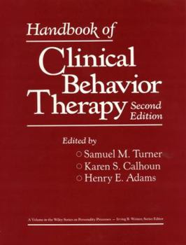Hardcover Handbook of Clinical Behavior Therapy, 2nd Edition Book