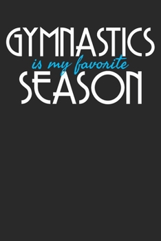 Paperback Gift Notebook: Gymnastics 6x9 Dot Grid 120 Pages Book