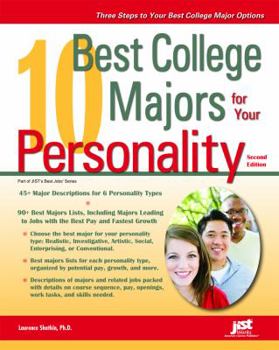 Paperback 10 Best College Majors for Your Personality Book