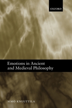Paperback Emotions in Ancient and Medieval Philosophy Book