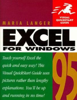 Paperback Excel for Windows 95 (Visual QuickStart Guide) Book