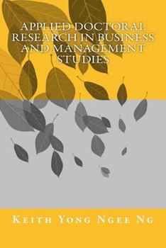 Paperback Applied Doctoral Research in Business and Management Studies Book