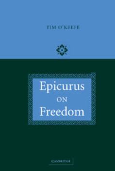 Hardcover Epicurus on Freedom Book