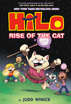 Hardcover Hilo Book 10: Rise of the Cat: (A Graphic Novel) Book