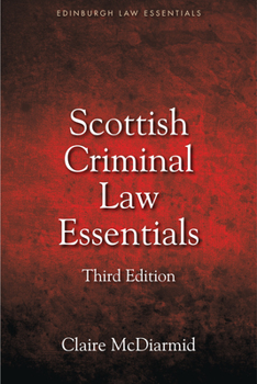 Hardcover Scottish Criminal Law Essentials Book