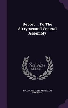 Hardcover Report ... to the Sixty-Second General Assembly Book