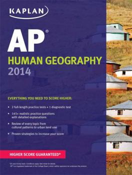 Paperback Kaplan AP Human Geography Book